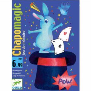 Djeco Memory Card Game Chapo Magic  (MULTILINGUAL)   for Age 6+ New Sealed